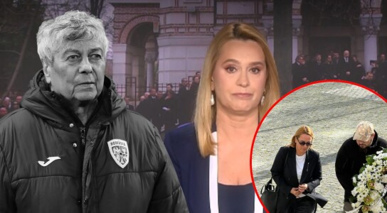 Andreea Esca, în lacrimi la Ştirile ProTV după înmormântarea lui Mircea ...