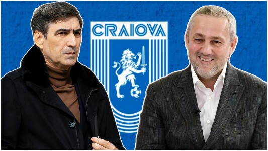Victor Pițurcă, discuție cu Mihai Rotaru după ce Universitatea Craiova a ...
