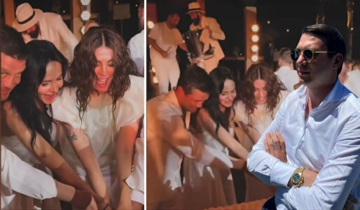 Cristi și Adelina Chivu l-au nășit la Mykonos pe milionarul român! ...