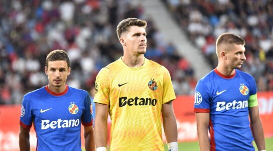 FCSB a anunțat ce se întâmplă cu Ștefan Târnovanu după gafele cu Auda! ...