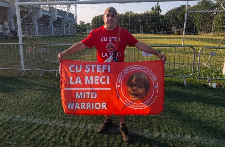 Povestea lui Ștefi, fanul dinamovist care nu poate fi prezent la niciun ...