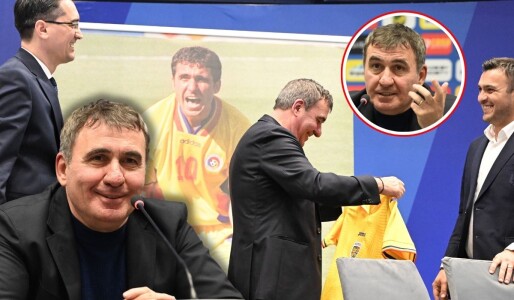 Gheorghe Hagi, ”trădat” de gesturi la numirea ca selecţioner al naționalei! ...
