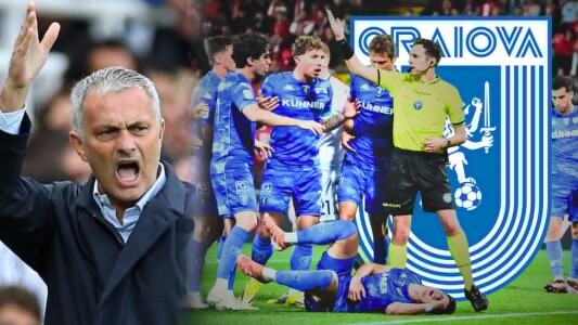 Delegare controversată la Universitatea Craiova – Levski! Jose Mourinho, ...