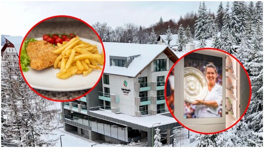 Cât costă un șnițel de pui cu cartofi prăjiți la hotelul Simonei Halep din ...