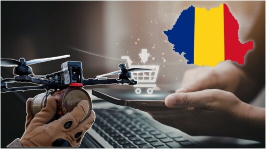 Drone kamikaze vândute pe o cunoscută platformă online care livrează și în ...