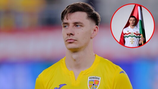 Internaționalul român aflat pe lista lui Mircea Lucescu a pozat cu steagul ...