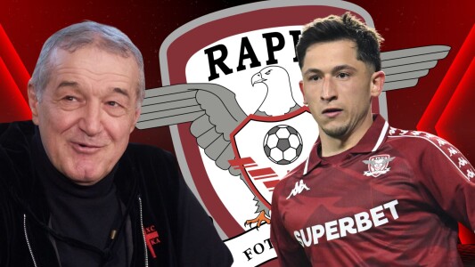 Gigi Becali a dezvăluit salariul uluitor al lui Olimpiu Moruțan la Rapid. ...