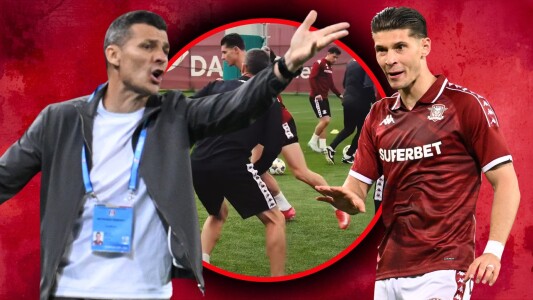 O nouă confruntare Gâlcă – Dobre la antrenamentul Rapidului. Ce s-a ...