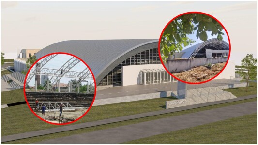 Sala Polivalentă dintr-un mare oraș al României demnă de Cartea ...