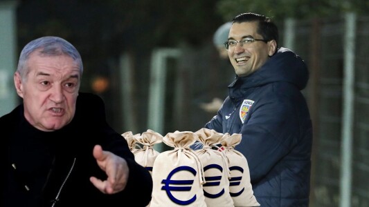Reacția lui Gigi Becali când a auzit că Răzvan Burleanu are 27.000 de euro ...