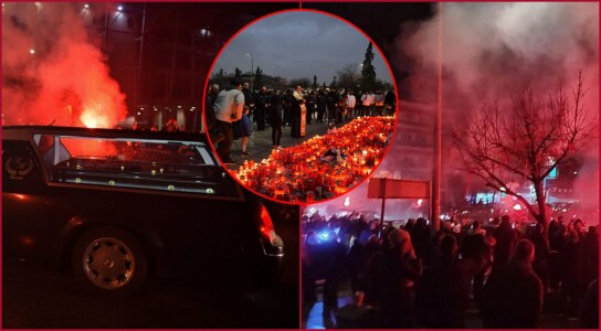 Imagini sfâșietoare din Salonic. Sicriele suporterilor PAOK, decedați în ...