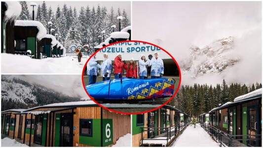 Cum arată satul olimpic Cortina, unde sunt cazați sportivii români. Are 377 ...