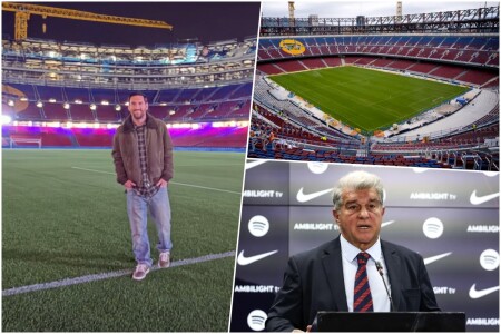 După ce Leo Messi a vizitat Camp Nou, Joan Laporta, președintele ...