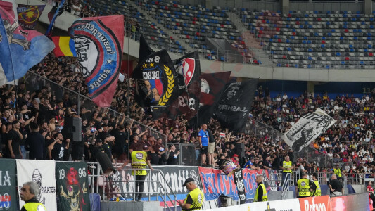 Joacă de copii! FCSB riscă o amendă de la UEFA dintr-un motiv banal. Video