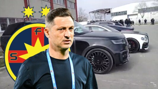Mirel Rădoi și fiul său au asaltat parcarea de la FCSB cu mașini de lux! Cu ...