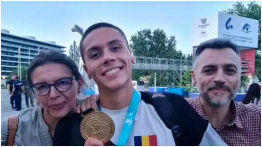 Pentru ce le mulțumește David Popovici părinților săi. Răspunsul ...