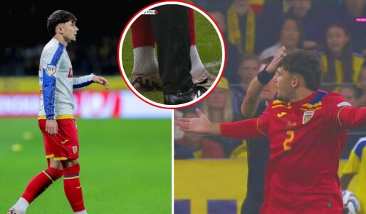 Ce gafă! Rațiu a fost scos de pe teren de arbitru din cauza jambierelor ...