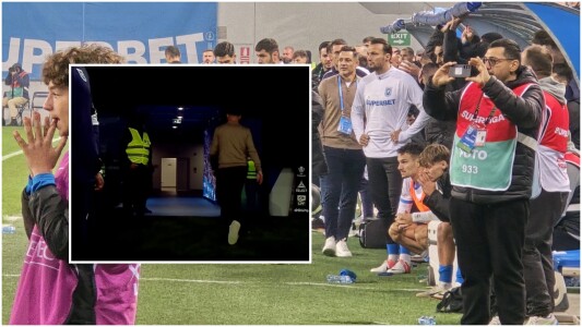 Mirel Rădoi a plecat la vestiare înainte de finalul derby-ului cu U Craiova ...