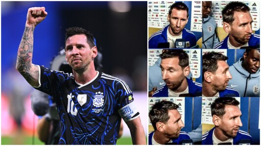 A întrerupt interviul lui Messi pentru a-i transmite un mesaj înainte de ...