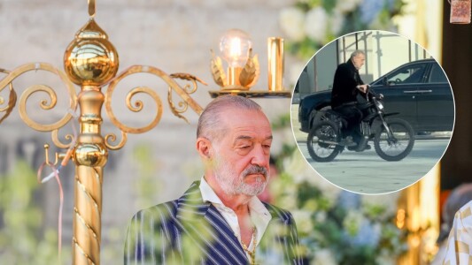 Gigi Becali, spectacol pe două roți! Imagini savuroase cu patronul FCSB în ...