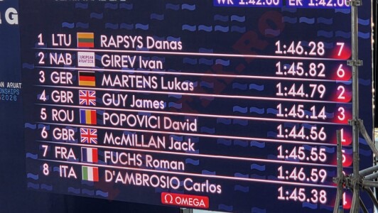 LIVE /  David Popovici, semifinale 200 m liber, LIVE la CE de natație Paris ...