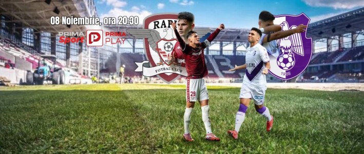 Vezi Rapid - FC Argeş pe PrimaPlay.ro