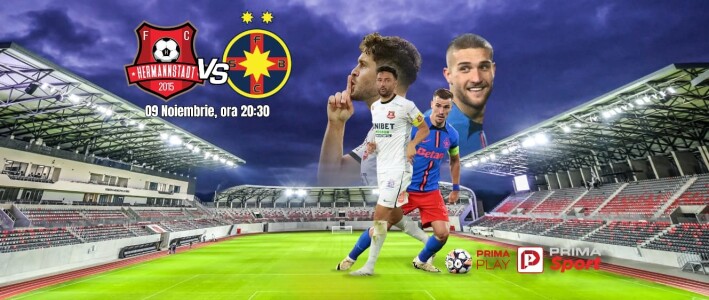 Vezi Hermannstadt - FCSB pe PrimaPlay.ro