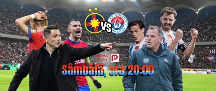 Vezi FCSB - Oţelul Galaţi pe PrimaPlay.ro