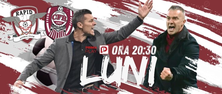 Vezi Rapid - CFR Cluj pe PrimaPlay.ro