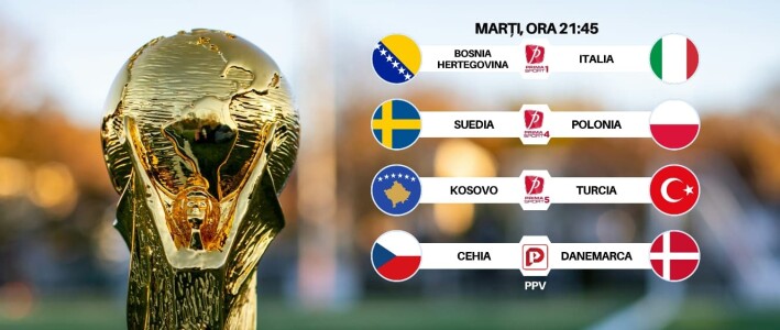 Vezi barajele de calificare la Campionatul Mondial pe PrimaPlay.ro
