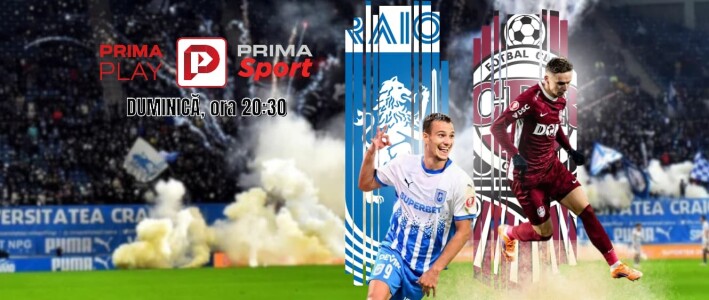 Vezi Universitatea Craiova - CFR Cluj pe PrimaPlay.ro