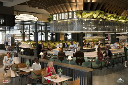 FOTO Cel mai mare food hall din Europa de Est, în România. Este dezvăluit primul val de branduri 