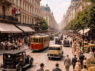 Cum se desfășura viața burgheziei în București între cele două Războaie ...