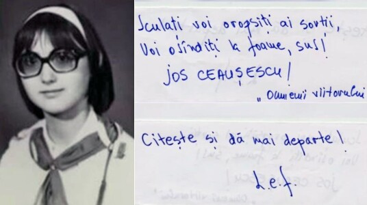 Eleva de 15 ani care a împrăștiat în 1987 bilețele cu „Jos Ceaușescu”: „Mi ...