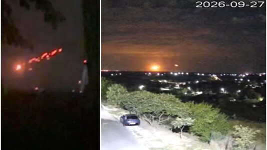 Cerul din România, luminat de un atac masiv cu drone în Ucraina. Explozii ...