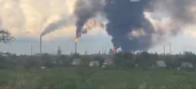 Incendiu la rafinăria din Omsk, cea mai mare din Rusia, după un atac ...