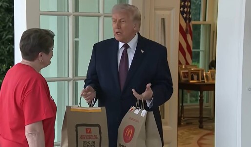 Donald Trump și-a comandat mâncare de la McDonald’s în timpul conferinței ...