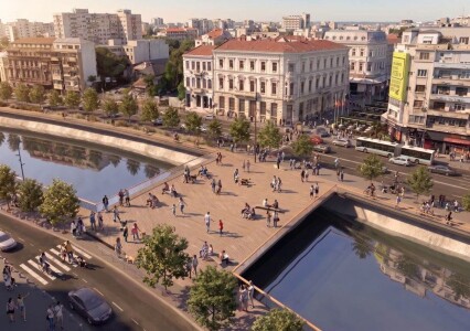 Podul Calicilor peste Dâmbovița, reconstruit după aproape 100 de ani. ...