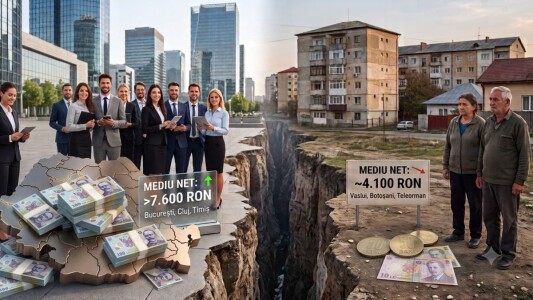 Harta salariilor din România: județele unde se câștigă cei mai mulți bani ...
