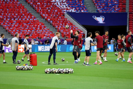 FOTO | Ultimele pregătiri pentru finala UEFA Champions League. Imagini ...
