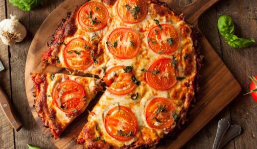 Pizza cu puține calorii, rețetă rapidă și ușoară. O poți consuma fără grija ...