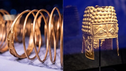 Coiful de aur de la Coțofenești și 2 din cele 3 brățări dacice furate în ...