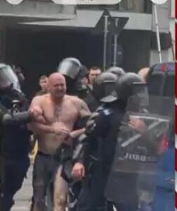 A fost ridicat de jandarmi liderul instigatorilor de la protestul ...