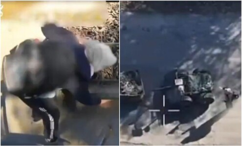 O femeie cu batic, pe bicicletă, a salvat misiunea unor roboți militari ...